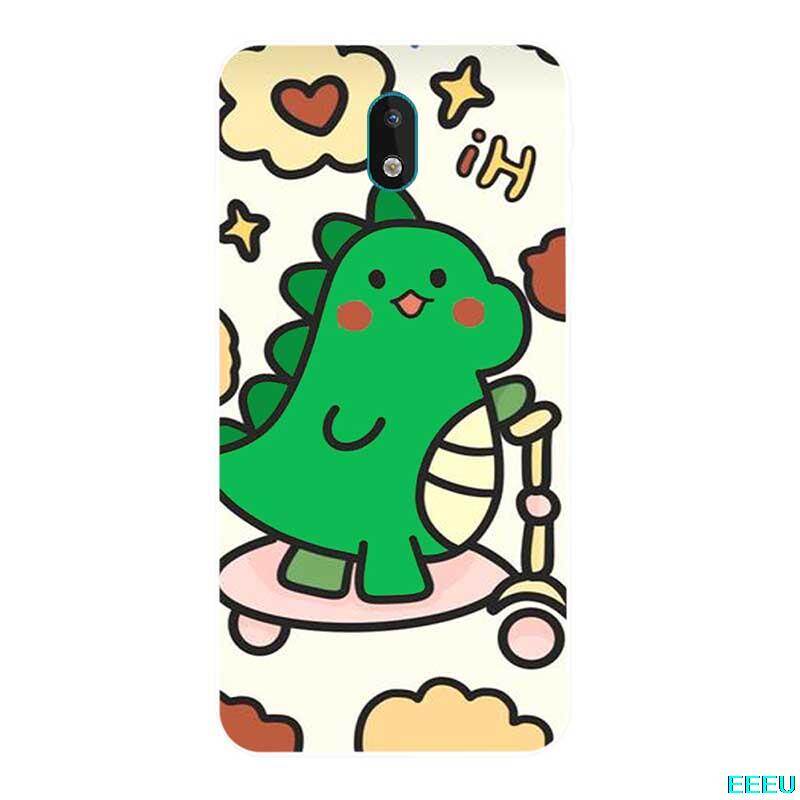 EEEU FirstShop case For Nokia C2 TXKLDM Pattern Soft Silicon TPU Case Cover Phone Case