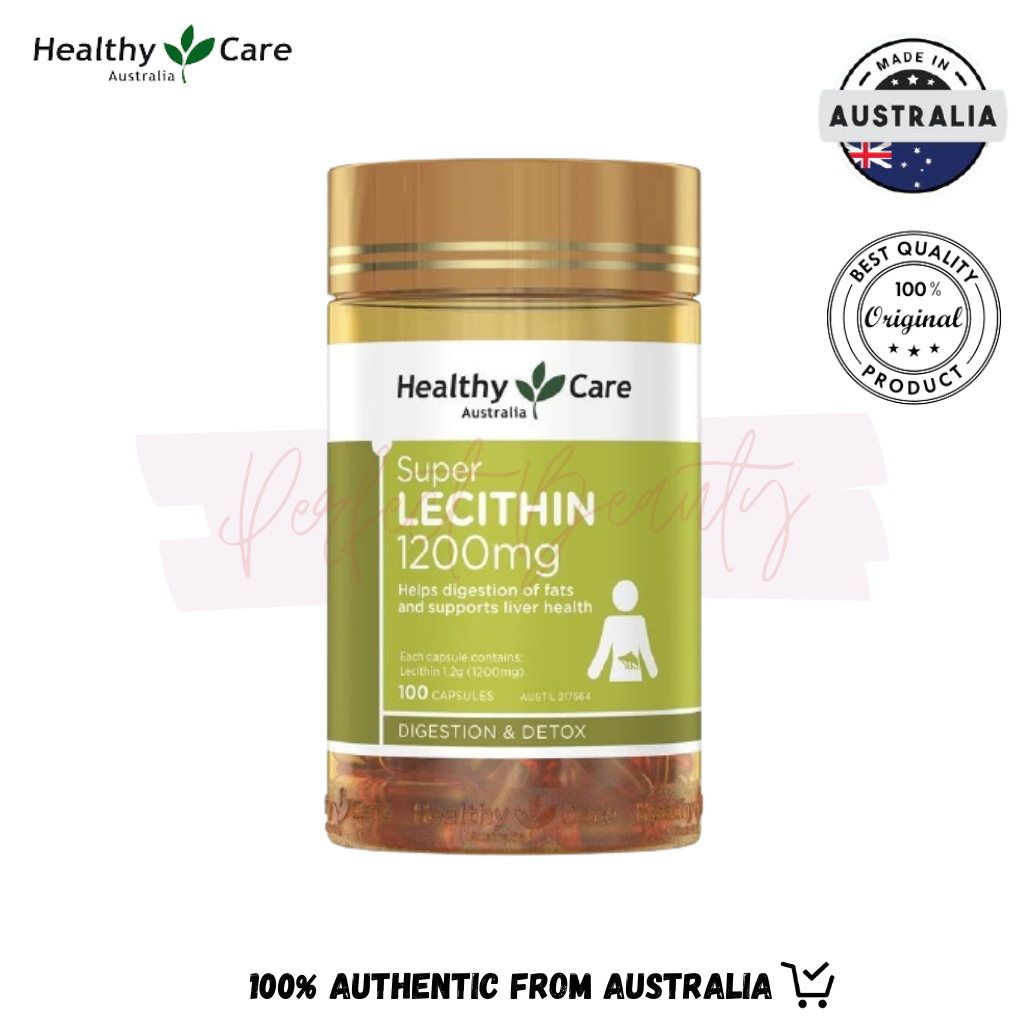 [100 from Australia] HEALTHY CARE Super Lecithin 1200MG (100 capsules