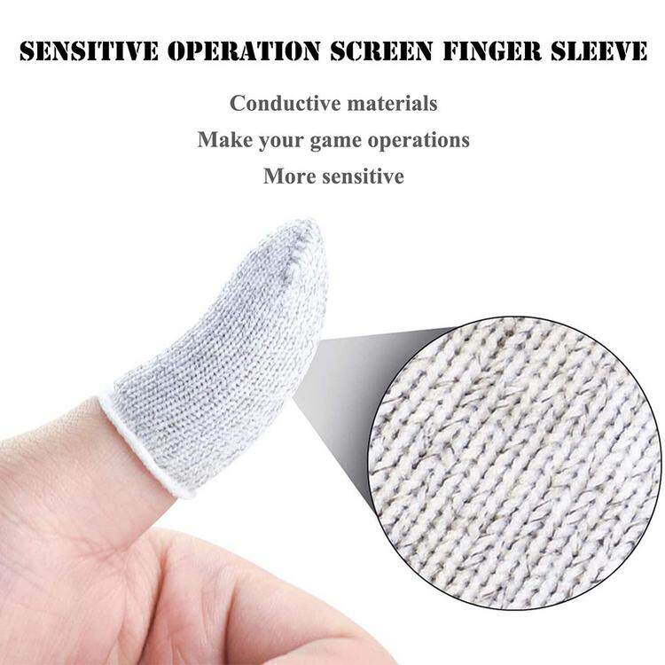 Cửa Hàng Hcort 1 Cặp Ống Bọc Ngón Tay Tay Cầm Chơi Game Di Động Ốp Bảo Vệ Đầu Ngón Tay Chống Mồ Hôi Chống Trượt