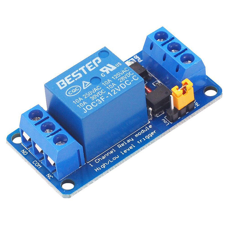Sun 3.3V 5V 12V 24V 1 Channel Relay Module High and low Level Trigger Relay Board