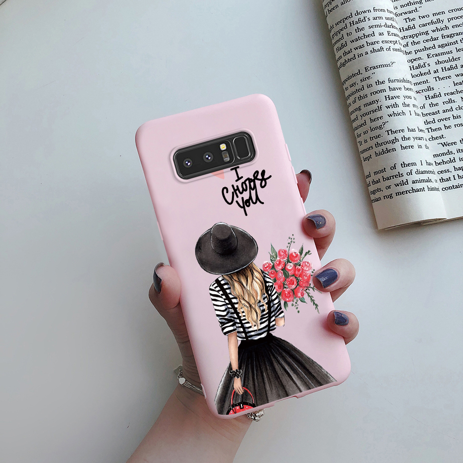 For Samsung Galaxy Note 8 Note 9 Note 10 Note 10 Plus Note 10+ Case Stylish Pattern Casing Soft Slim Matte Phone Case Cover