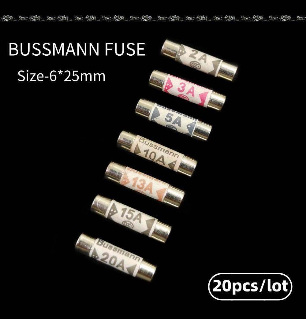20pcs/lot Ceramic fuse for multimeter 6mm×25mm BS1362 Filling sand Riot