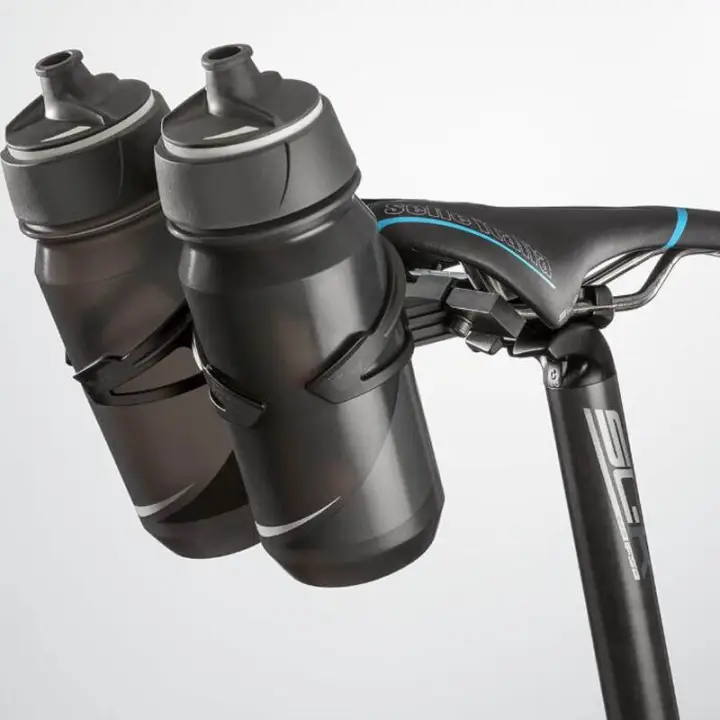 dual water bottle holder for bike seat