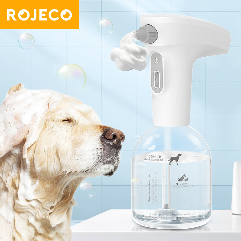 ROJECO Cat Automatic Soap Foam Dispenser Electric Pet Smart Bathroom