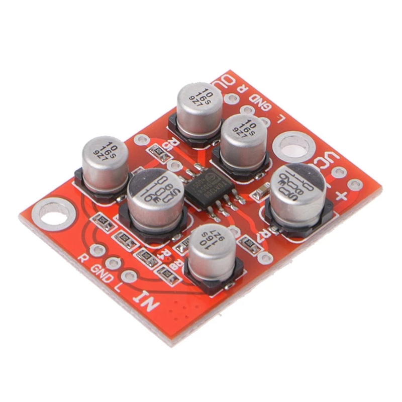 Bảng Tiền Khuếch Đại Âm Thanh Nổi Mô-đun Tiền Khuếch Đại 1 Cái DC 5V-15V 12V AD828