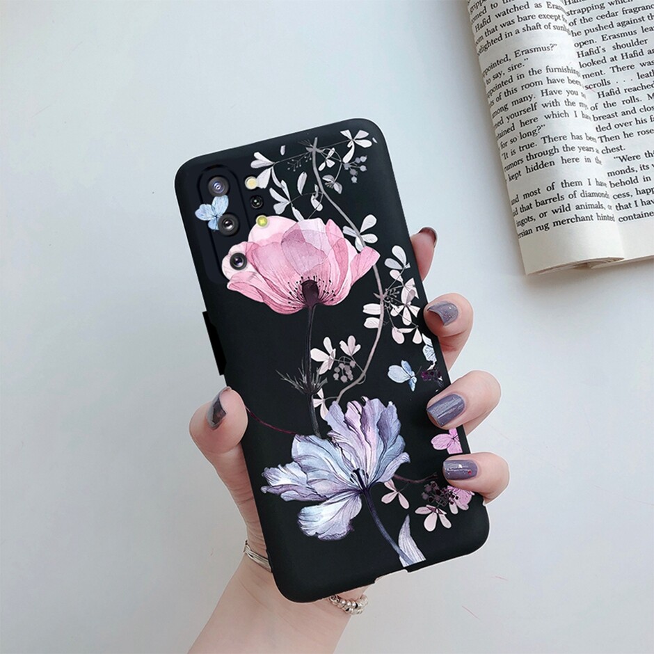 Case For Samsung Galaxy Note 10 Note10 Plus Candy Color Silicone Bumper Cases Cartoon Soft Phone Back Cover for Samsung Note 10+ 10plus Note10plus Soft TPU Protective Casing