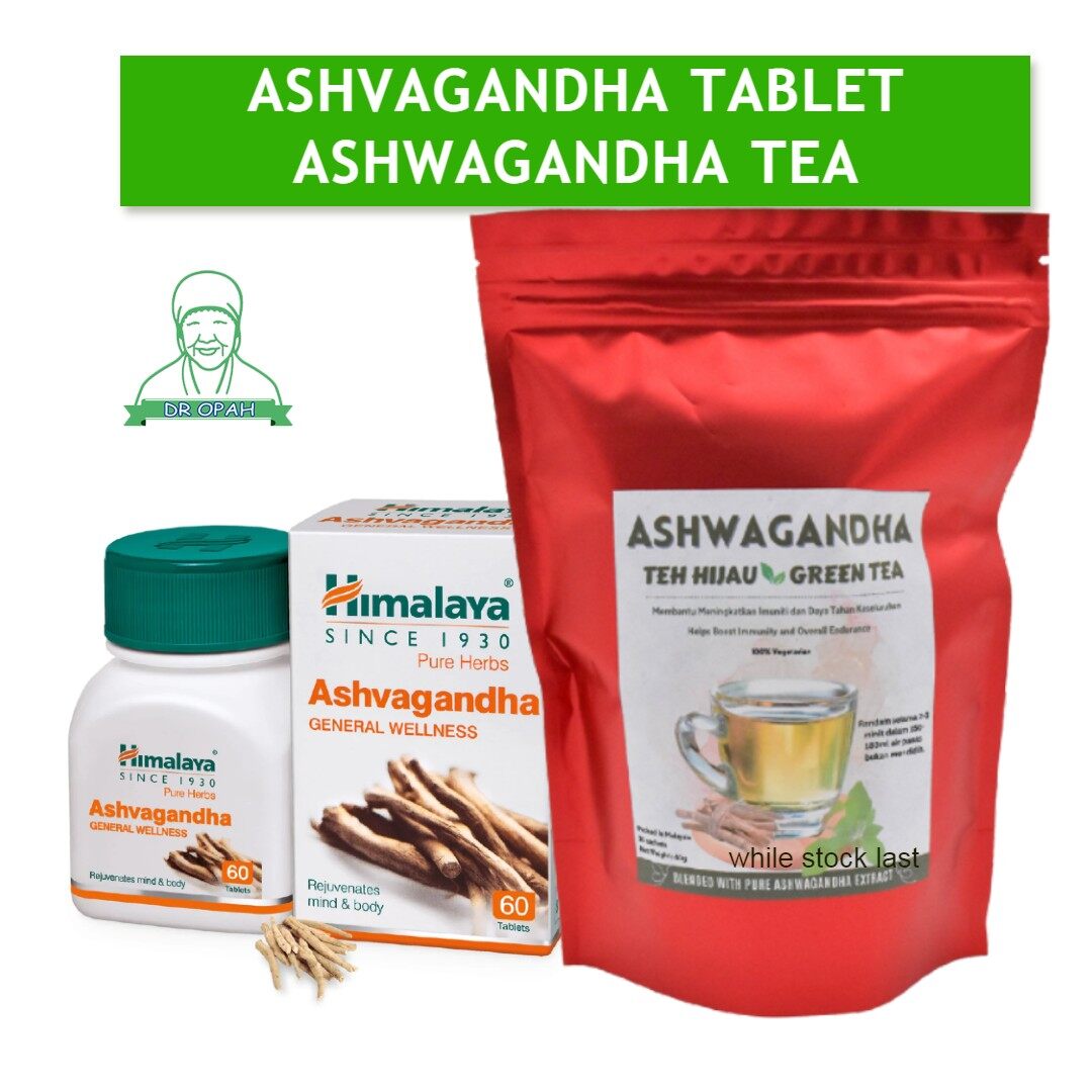 Himalaya Ashvagandha Stress Relief Indian Ginseng Tablets 60s and