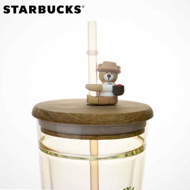 Korea Starbuck Cup Glass Water Cup Straw Cup
