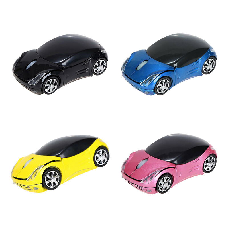 【YIDEA HONGKONG】2.4GHZ Car Mouse Wireless Mouse Cool Car Shape Mice 1600 DPI Optical Gaming Mouse Wireless With Computer USB Receiver