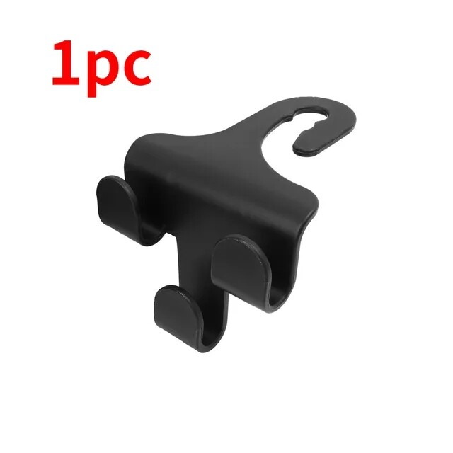 2pcs Multifunctional Car Rear Seat Hook Phone Holder Interior Storage Holder Hanger Car Seat Organizer Hooks Accessories