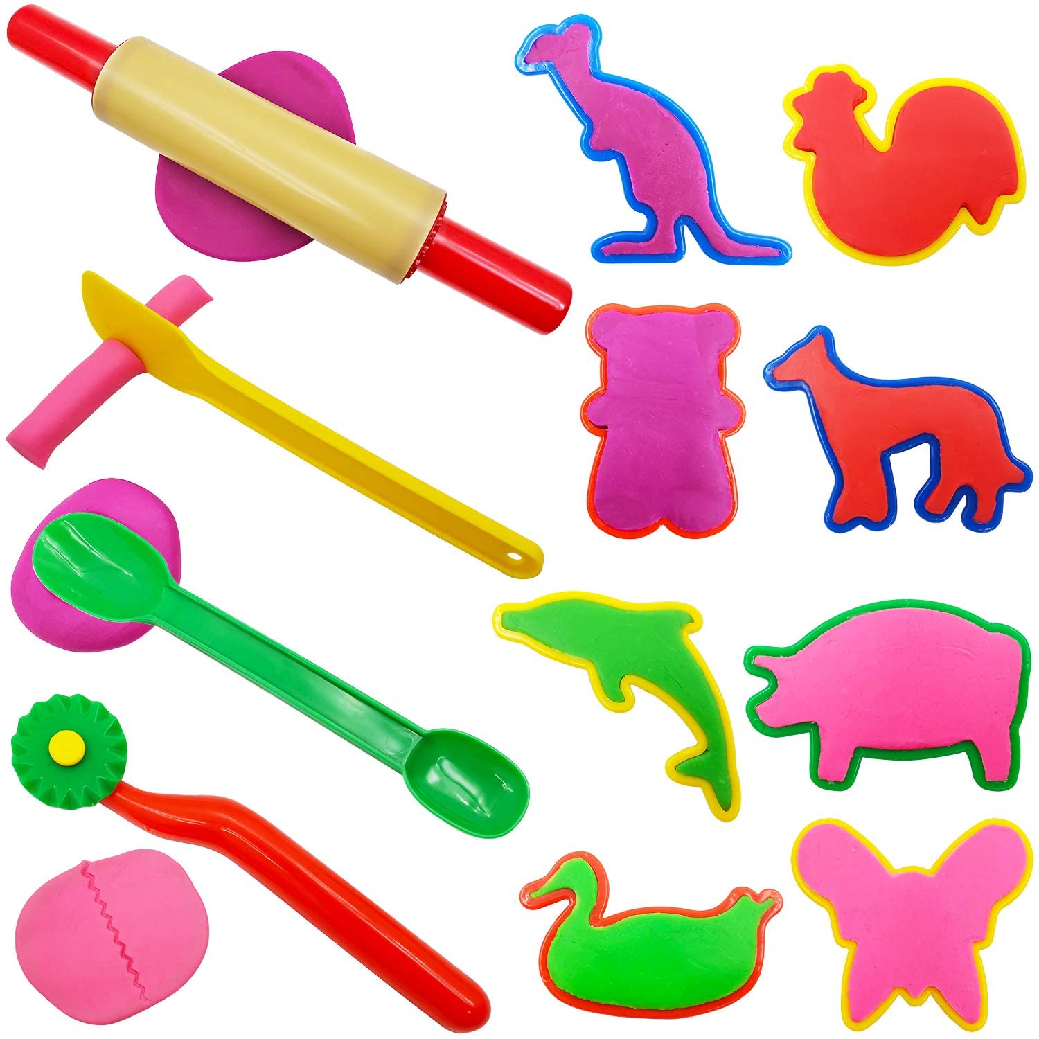 Tự làm bột nặn đồ chơi công cụ tạo mẫu sáng tạo 3D plasticine Bộ dụng cụ đồ chơi giáo dục trẻ em học giáo dục đồ chơi