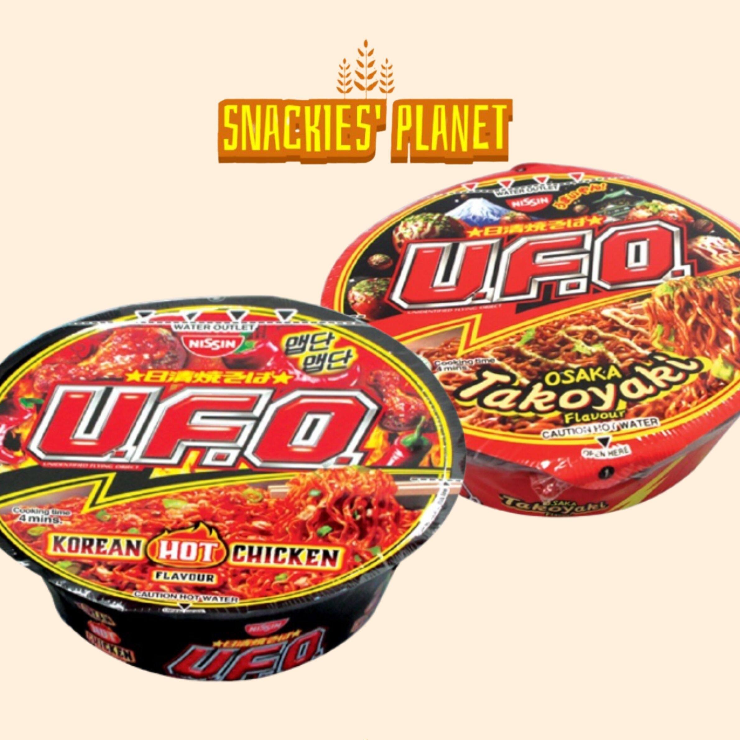 [Halal] Nissin UFO Osaka Takoyaki/ Korean Hot Chicken instant noodle ...