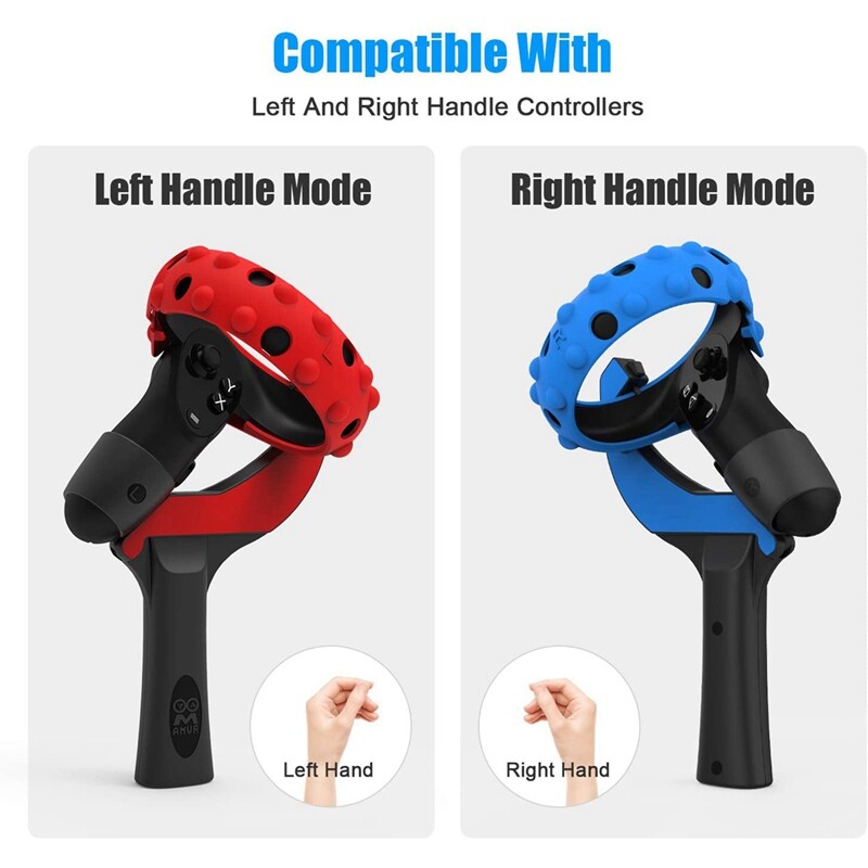AMVR OOM Table Tennis Paddle Grip Handle Left & Right Silicone