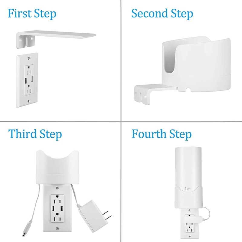 Wall Mount lacement For TP-Link Deco M4 WiFi Router Holder Socket Mount Multi-function Wall Bracket