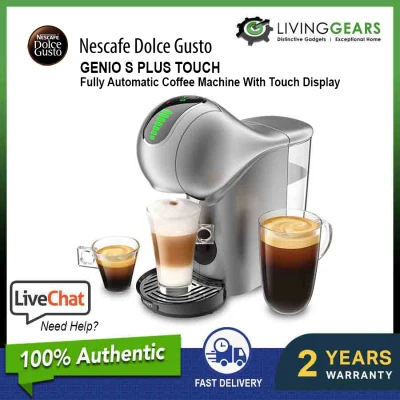 [ Anniversary Extra 10% OFF ] NESCAFE Dolce Gusto Genio S Plus Touch Metal Automatic Coffee Machine