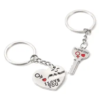 heart and key keychain