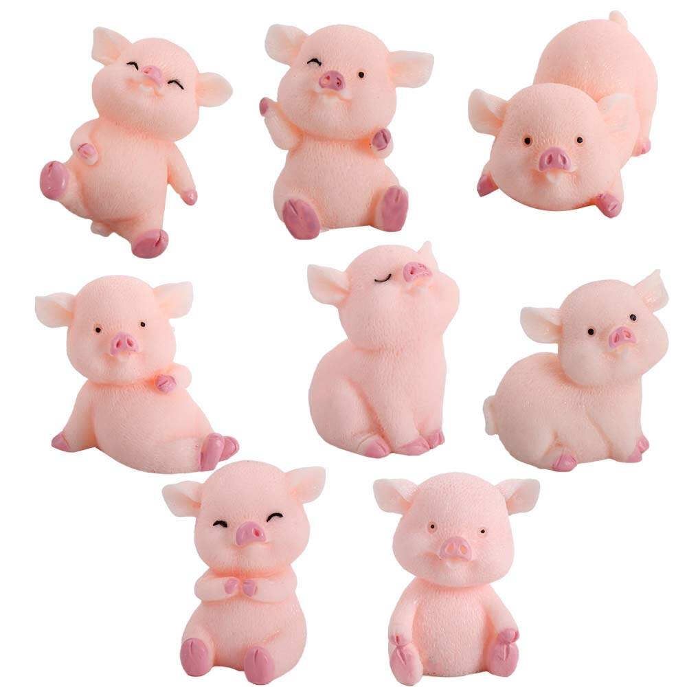 Đồ Chơi Nghịch Ngợm Trang Trí Nhà NCUMBE Mini Chú Heo Màu Hồng Hoạt Hình