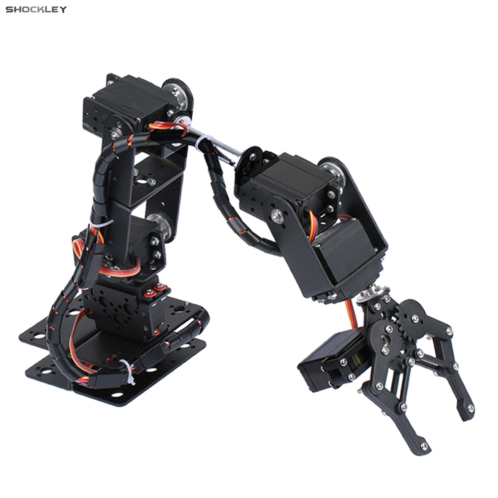 Shockley Cánh Tay Robot Kit 6doof Lập Trình cánh tay robot Tự Làm Lập Trình Bộ Robot Với Mã Nguồn Mở Và Hướng Dẫn(Không bao gồm thiết bị lái)