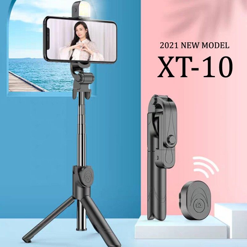 XT10S And XT10 360 Rotation Bluetooth Selfie Stick Monopod Tripod