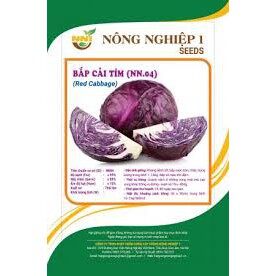 Hạt giống bắp cải tím gói 2 gram