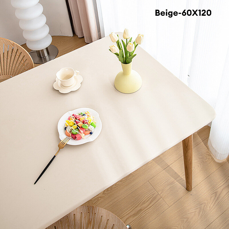 Tablecloth Sheepskin all-wrapped tablecloth waterproof, oil-proof, washable and ironing table cloth Table cloth End table cloth table cover table cover desk students