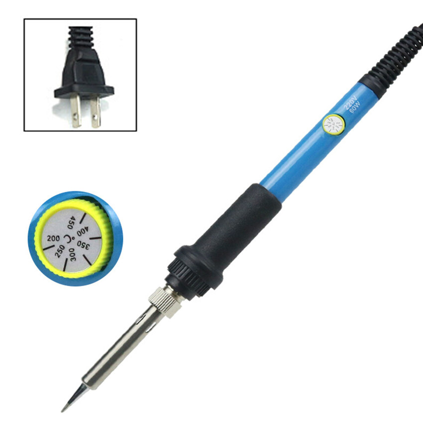 60W Soldering Iron Adjustable Temperature Electric Solder Iron Rework