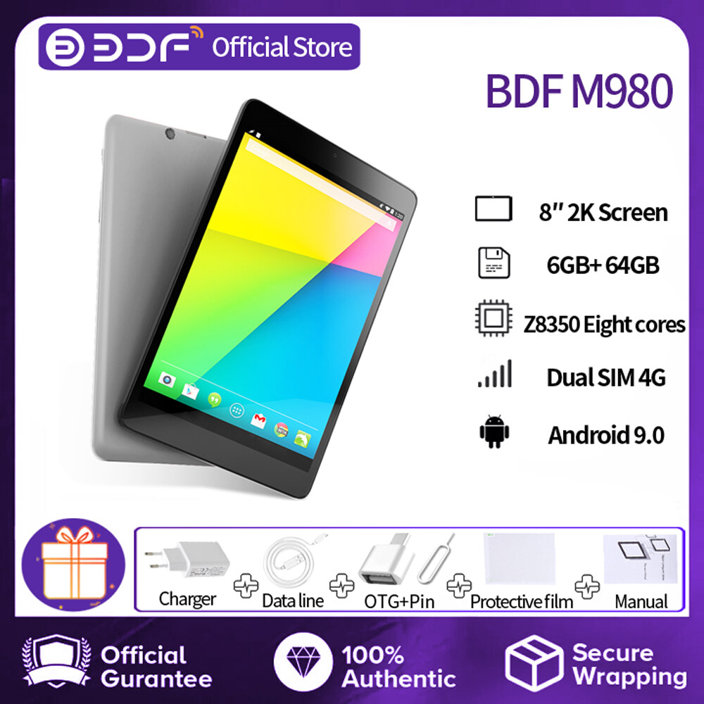 Máy tính bảng taplet BDF M980 6 64 1920 1200 Full HD