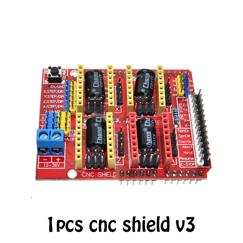 New cnc shield v3 engraving machine / 3D Printer / A4988 driver expansion board for Arduino