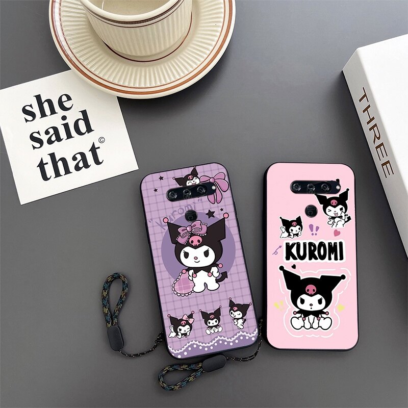 LG V40 ThinQ V40 Casing Cute Kuromi Protective Phone Case