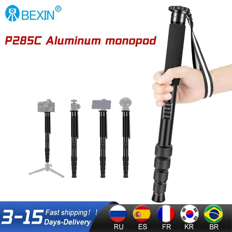 BEXIN Gậy Chụp Ảnh Một Chân Bằng Nhôm Gậy Hỗ Trợ Điện Thoại Máy Ảnh Du
