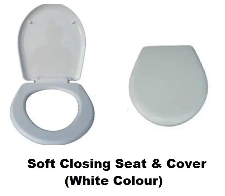 coloured soft close toilet seat