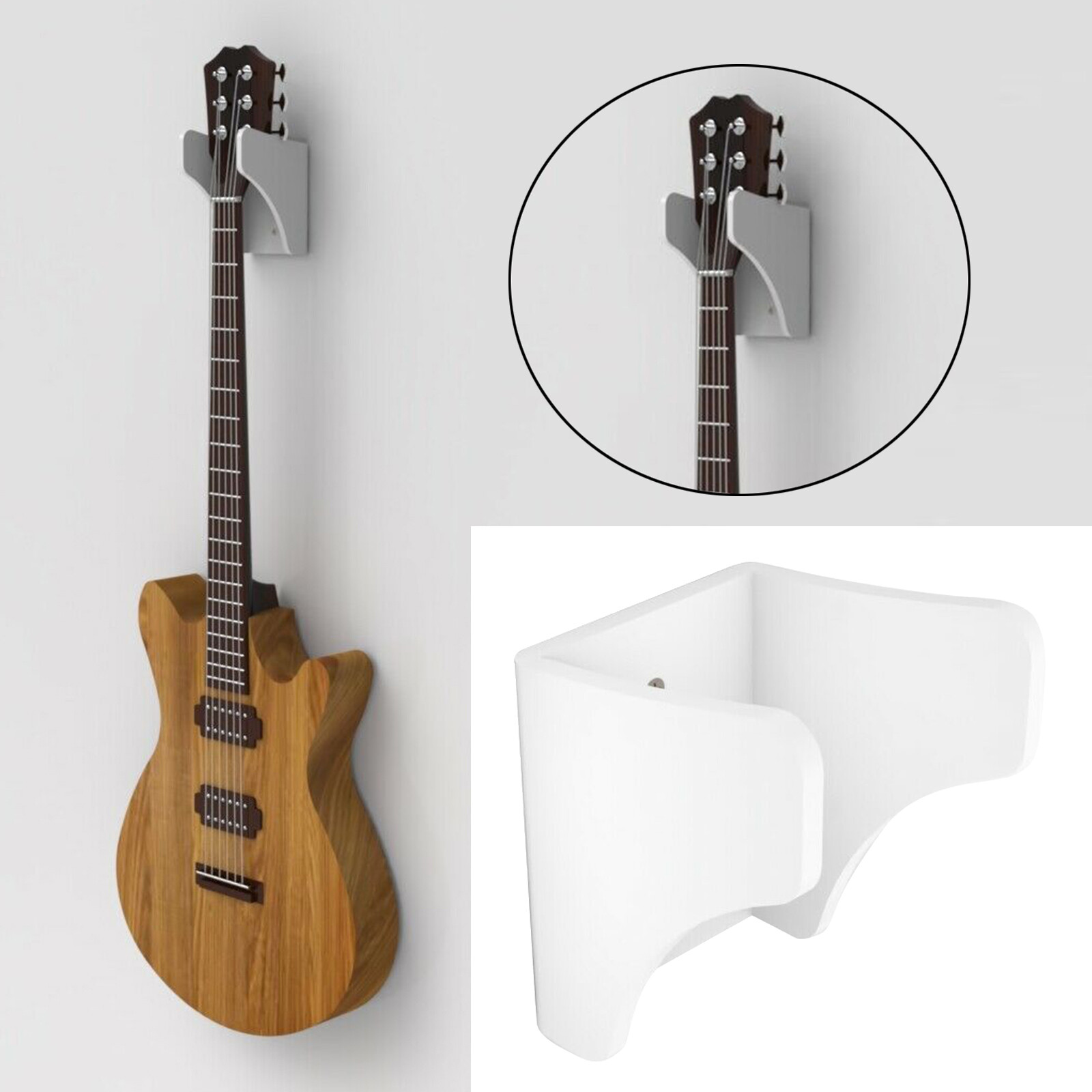 Blesiya Giá Treo Đàn Ghi Ta Treo Tường, Để Treo Đàn Guitar Tiết Kiệm Không Gian