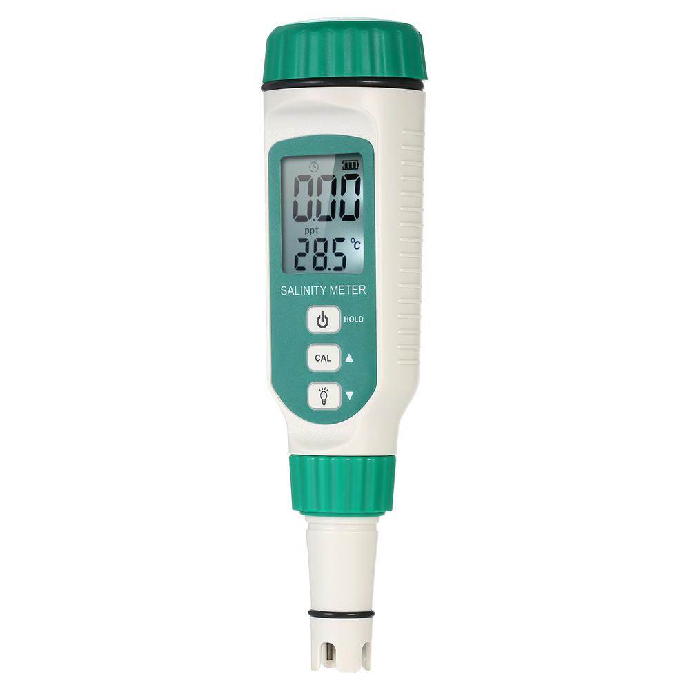 SMART SENSOR Portable Salinity Meter Handheld ATC Salinometer Halometer Salt Gauge Salty Brine Meter Seawater Salinity Refractometer Food Salinity Tester Meter