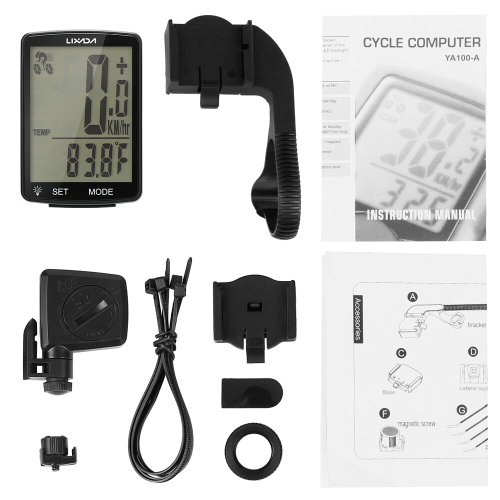 Topp Cycling Không Dây Máy Tính Xe Đạp Đa Chức Năng Màn Hình LCD Đồng Hồ Xe Đạp Leo Núi Đồng Hồ Đo Tốc Độ Xe Đạp Đo Dặm IPX6 Đạp Xe Không Thấm Nước Đo Nhiệt Độ Đồng Hồ Bấm Giờ Phụ Kiện Đi Xe Đạp