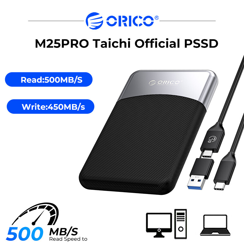 ORICO 500MB/S USB 3.2 Gen2 PSSD Solid State Drive 1TB/2TB/4TB
