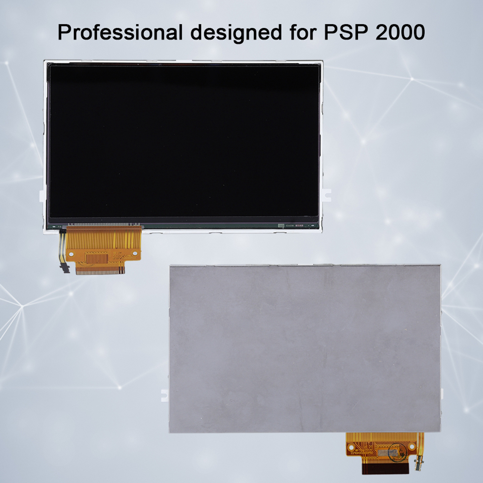 LCD Backlight Display Effectively Avoid Corrosion and Wear LCD Screen Part for PSP 2000 2001 2002 2003 2004 Console