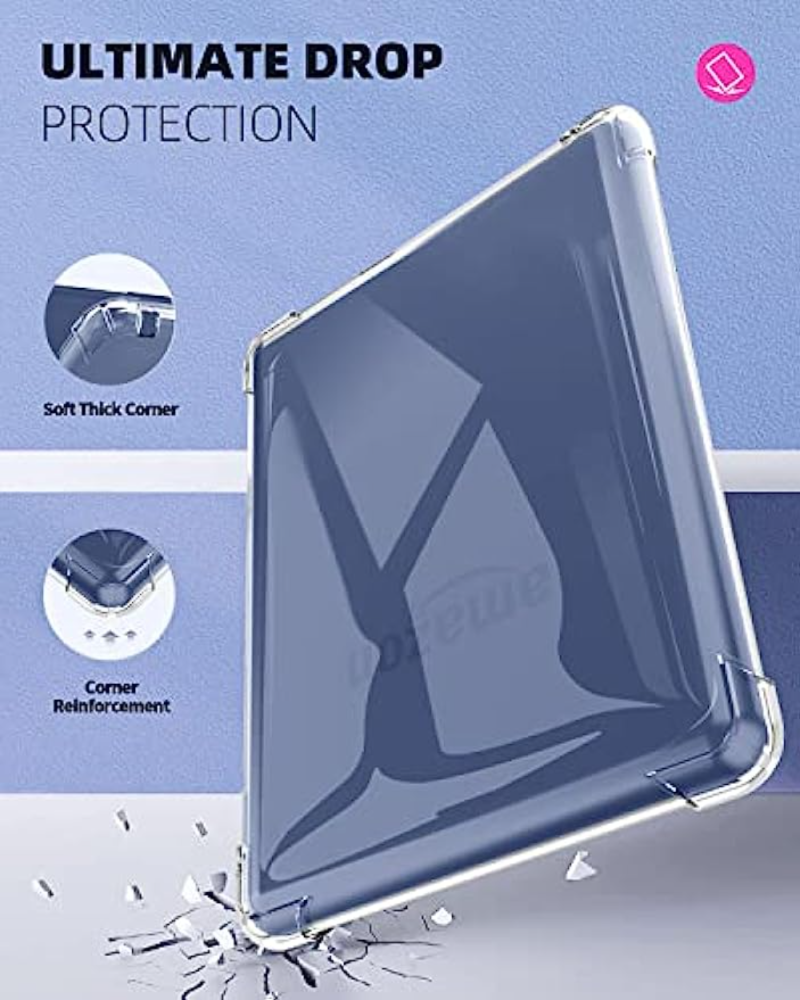 XJ Mall Transparent Back Shell Case Shockproof Slim Lightweight Soft TPU Protective Back Cover for Kindle Paperwhite 1 2 3 4 5