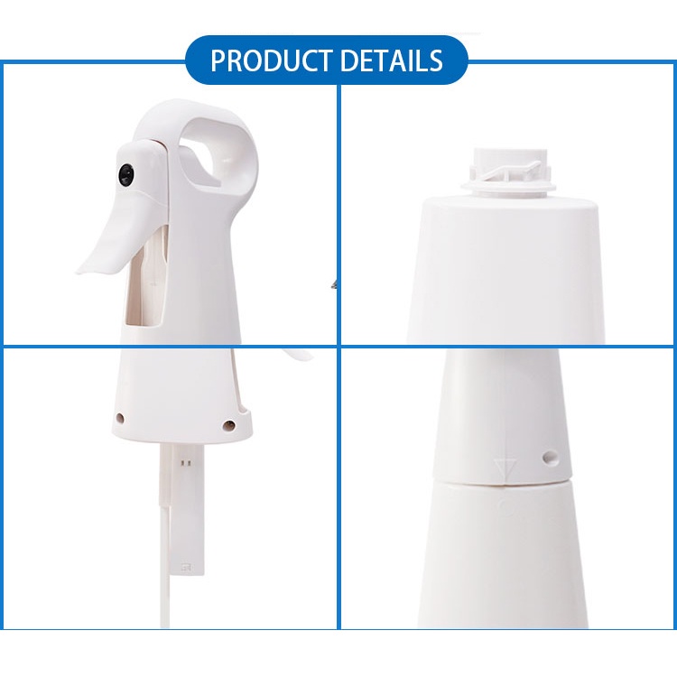 【♡Lovely girls house♡】300ml Transparent Portable High Pressure Continuous Mist Spray Bottle Hairdressing Empty Bottle Refillable Mist Bottle Salon Barber Hair Tools Water Sprayer Care Tools
