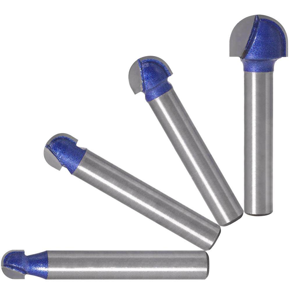 1PC 1/4 6.35MM Shank Milling Cutter ไม้แกะสลักจมูก Router Bits Mill