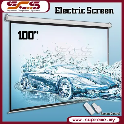 Projector Screen: Electric Screen / Motorized Screen 100