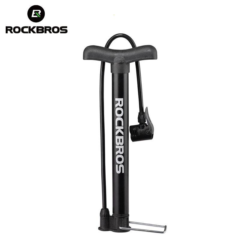 ROCKBROS 120PSI Bicycle Pumps Presta Schrader AV FV Mini MTB Road Bike Cycling Air Pump Tire Ball Inflator Alloy