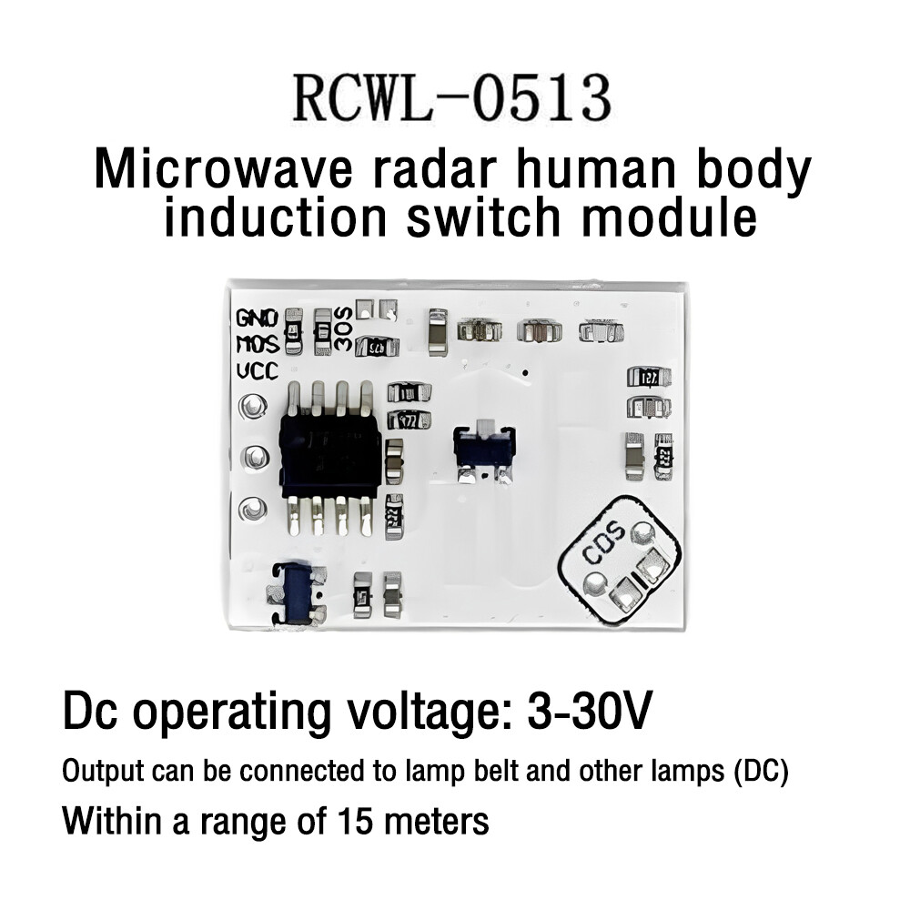 FocusAi RCWL-0513 Microwave Radar Sensor Human Sensor Body Sensor Module Induction Switch Module