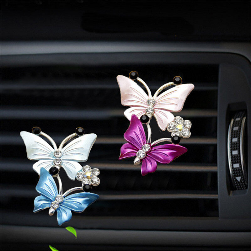 Butterfly Shape Car Supplies Air Conditioning Air Outlet Perfume Clip