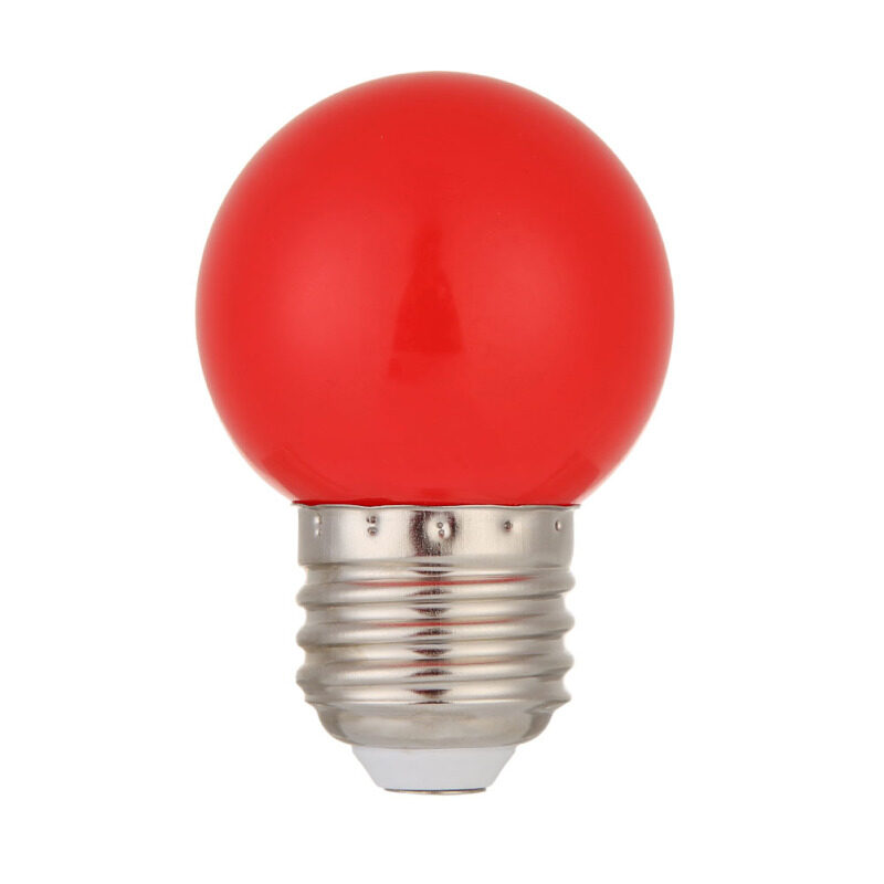 Bóng Đèn LED E27 5W SMD 2835, Đèn Lồng Tiết Kiệm Năng Lượng Chiếu Sáng Sân Cửa Hàng Ánh Sáng Màu Đỏ