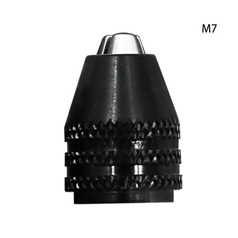 Dụng cụ xoay mâm cặp khoan không chìa m7/m8 đa năng, bộ chuyển đổi mâm cặp tùy chọn 4 loại bộ chuyển đổi trục gá mini phổ thông