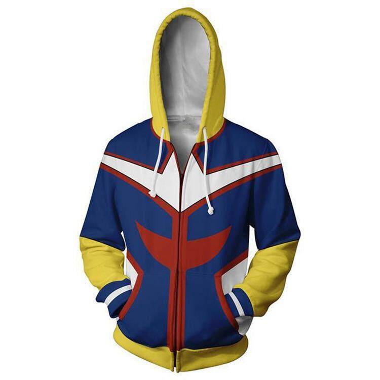 Boku no Hero Academia Mirio Togata Zipper Hooded Sweater Jacket Costume Coat