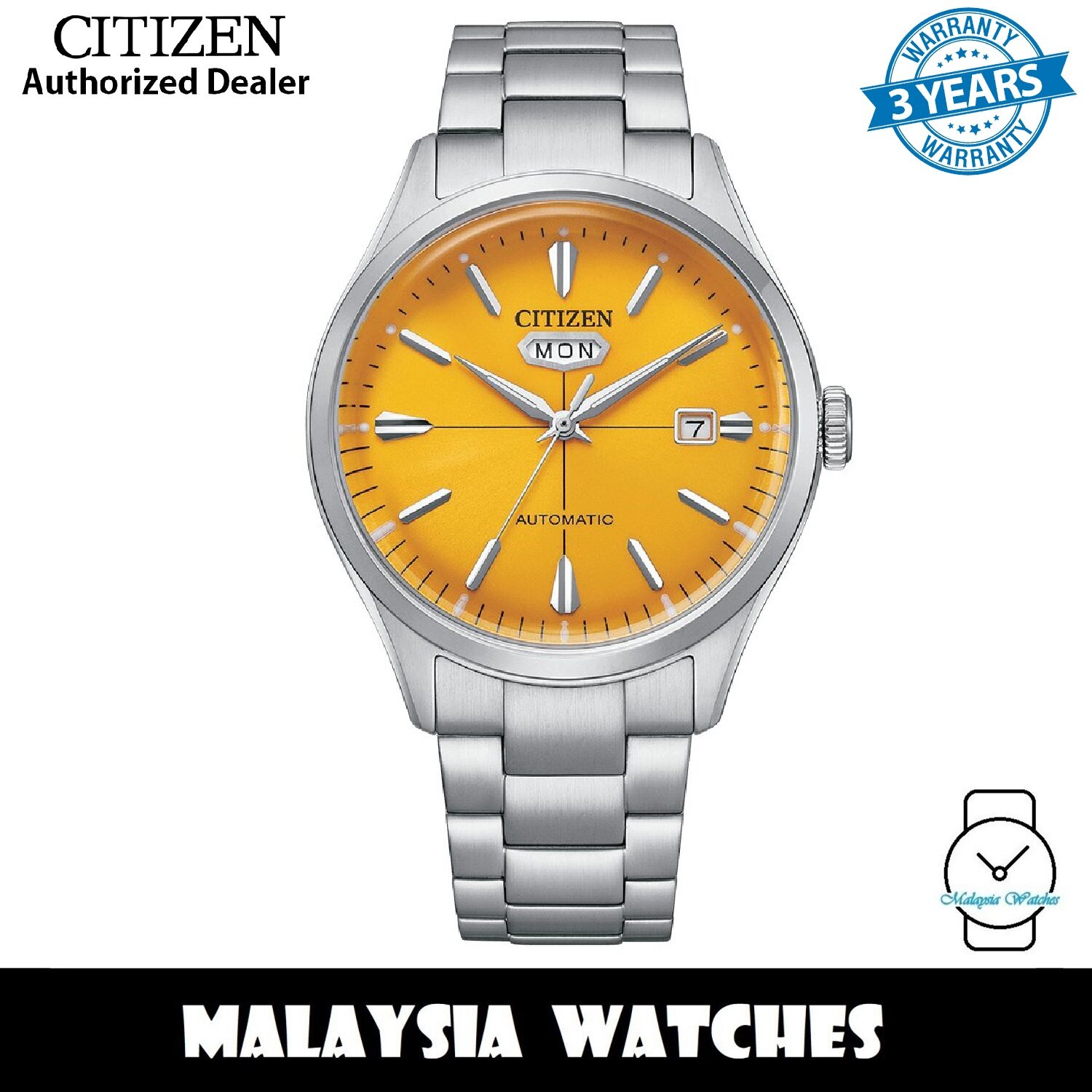 Yellow citizen watch hot sale