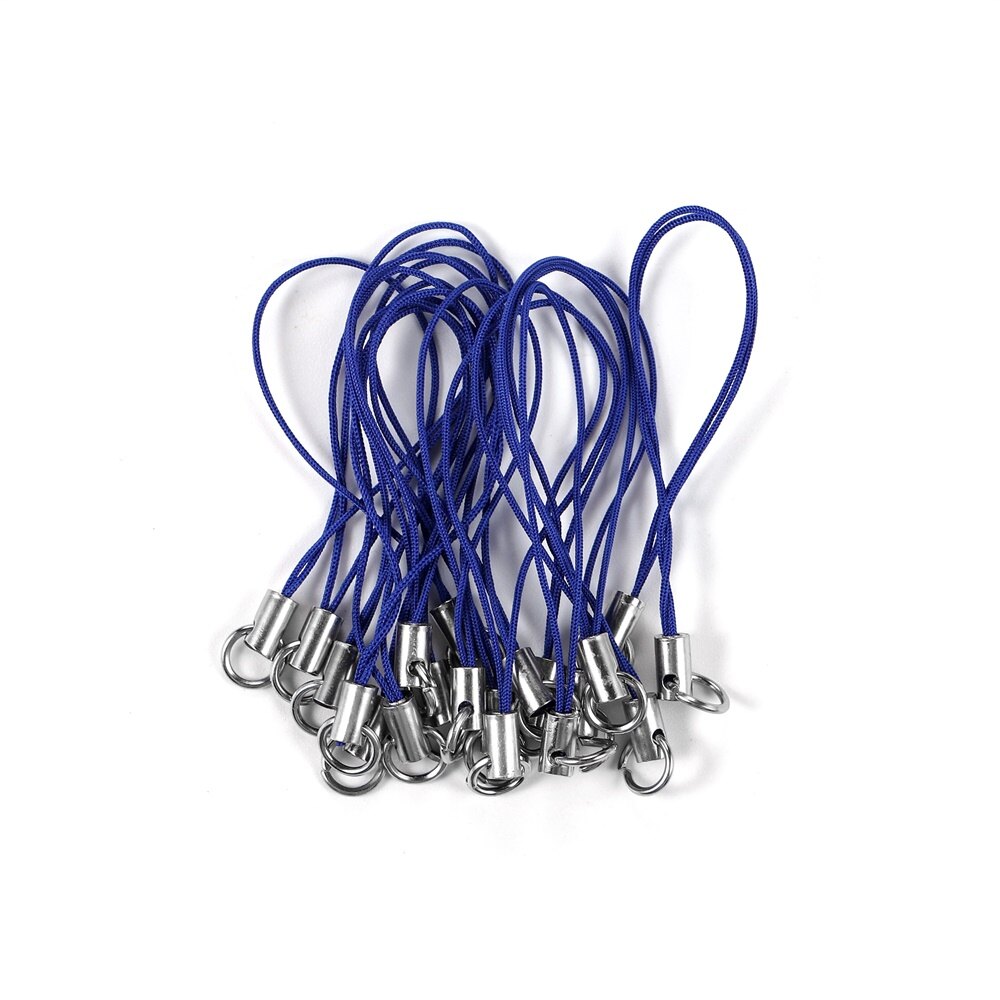 St.kunkka Ready Stock 10-20Pcs/Pack Tali telefon Handphone Strap Doll wire Open Jump Ring Cord For Phone Lanyard