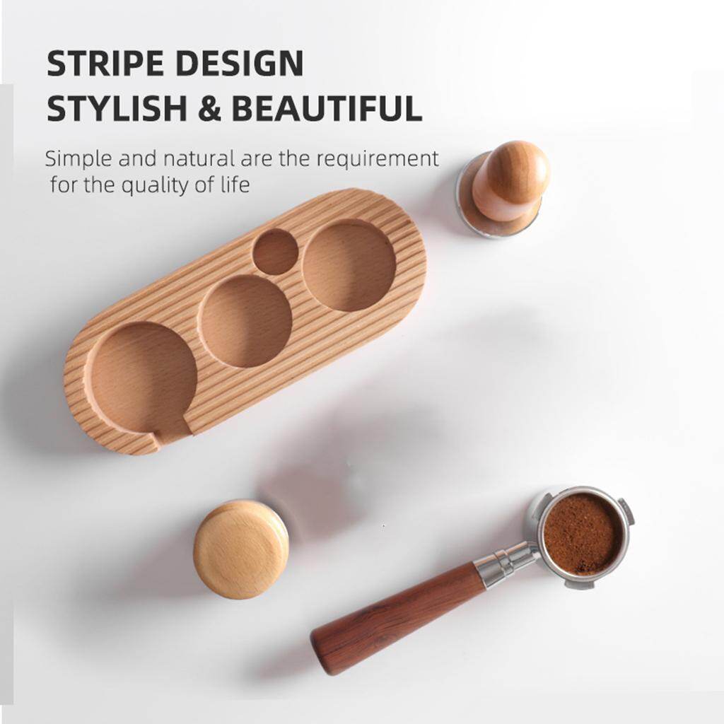 Blesiya Dụng Cụ Đựng Cà Phê Dụng Cụ Nén Cà Phê 4 Khe Gọn Gàng Chắc Chắn Cho Gia Đình Nhà Bếp Espresso