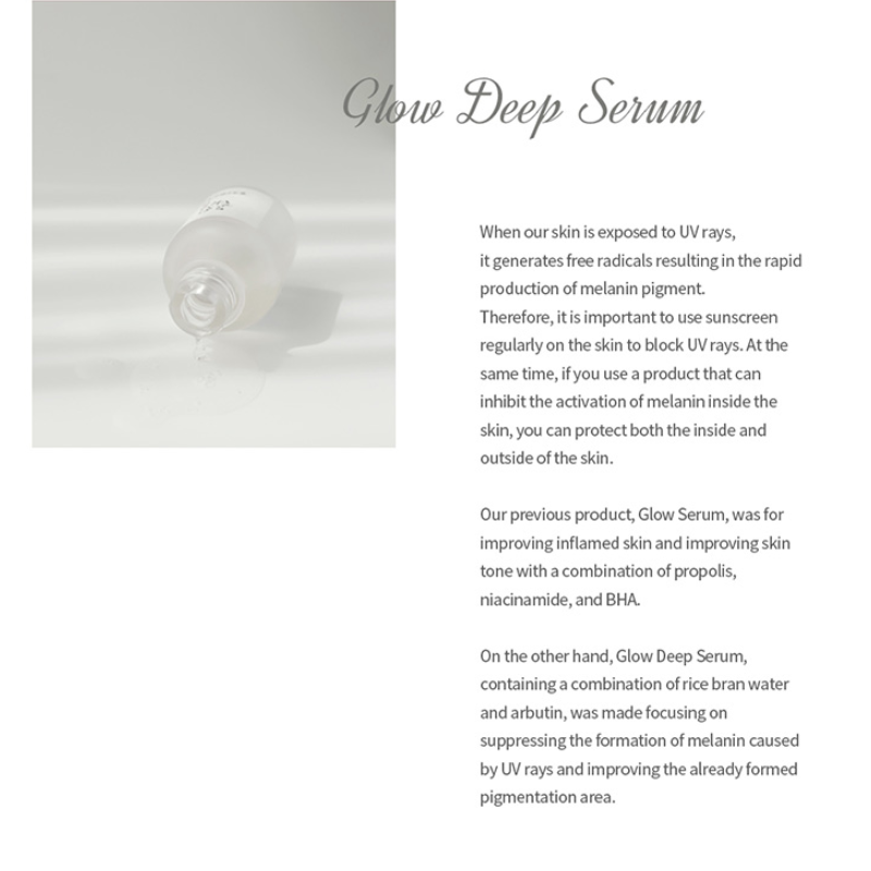 Serum Beauty Of Joseon Glow Deep (Gạo + Arbutin) 30Ml